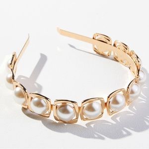 Anthropologie Pearl Headband